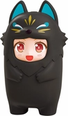 Nendoroid more accessoire kigurumi face parts case pour figurines nendoroid black kitsune 10 cm