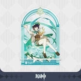 Genshin impact support de téléphone en acrylique venti 17 cm