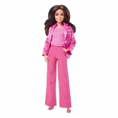 Barbie the movie poupée gloria wearing pink power pantsuit
