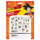 Dragon ball z - lot de 20 magnets - personnages