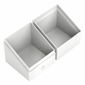 Ultimate guard boulder deck case 100+ solid blanc