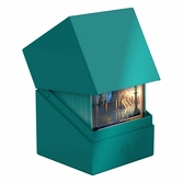 Ultimate guard boulder deck case 100+ solid bleu pétrole