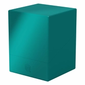 Ultimate guard boulder deck case 100+ solid bleu pétrole