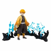 Demon slayer: kimetsu no yaiba figurine zenitsu thunder breathing deluxe 13 cm