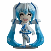 Hatsune miku vinyl figurine snow miku 11 cm