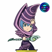 Yu-gi-oh! vinyl figurine dark magician 12 cm