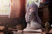 Wandering witch: the journey of elaina statuette pvc 1/7 elaina knit one-piece dress ver. 15 cm