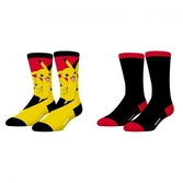 Pokémon - lot de 2 chaussettes 39-72 - pikachu