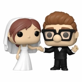 Là-haut pack 2 pop! vinyl figurines ellie & carl wedding 9 cm