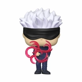 Jujutsu kaisen pop! animation vinyl figurine gojo (red tech) 9 cm