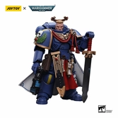 Warhammer 40k figurine 1/18 ultramarines primaris captain with power sword and plasma pistol 12 cm