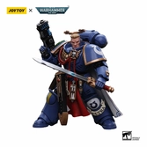 Warhammer 40k figurine 1/18 ultramarines primaris captain with power sword and plasma pistol 12 cm