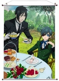 Black butler wallscroll tea time 60 x 90 cm
