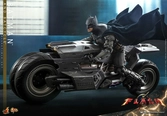 The flash figurine avec véhicule movie masterpiece 1/6 batman & batcycle set 30 cm