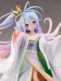 No game no life statuette pvc 1/7 shiro -shiromuku- 23 cm
