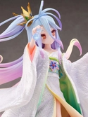 No game no life statuette pvc 1/7 shiro -shiromuku- 23 cm