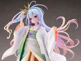 No game no life statuette pvc 1/7 shiro -shiromuku- 23 cm