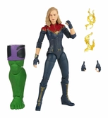 The marvels marvel legends figurine captain marvel (baf : totally awesome hulk) 15 cm