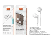 Ecouteur + micro lightning - pour iphone x/12/13/14 1.2m -tc3219- blanc