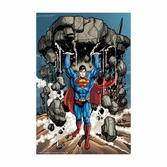 Dc comics - puzzle lenticulaire superman soulevant une montagne 300 pcs 46x31 cm