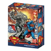 Dc comics - puzzle lenticulaire superman contre doomsday 300 pcs 46x31 cm