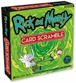 Rick and morty jeu de plateau card scramble anglais