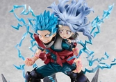 My hero academia statuette pvc super situation izuku midoriya & eri 23 cm