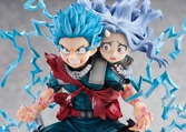 My hero academia statuette pvc super situation izuku midoriya & eri 23 cm