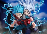 My hero academia statuette pvc super situation izuku midoriya & eri 23 cm