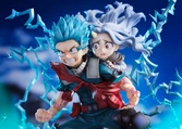 My hero academia statuette pvc super situation izuku midoriya & eri 23 cm