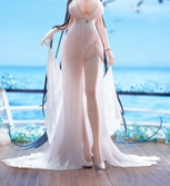 Azur lane statuette pvc 1/6 taiho wedding: temptation on the sea breeze ver. deluxe set of 2 29 cm