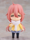 Laid-back camp figurine nendoroid nadeshiko kagamihara: school uniform ver.  10 cm