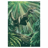 Jurassic park lithographie 30th anniversary edition limited jungle art edition 42 x 30 cm