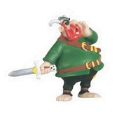 Astérix - figurine pirate barbe-rouge