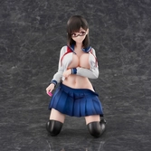 Tomoe sasamori illustration statuette pvc aoi shirasagi 20 cm