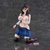 Tomoe sasamori illustration statuette pvc aoi shirasagi 20 cm