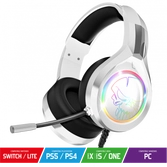 Casque pro-h8 - blanc arctique rgb - pour ps4/ps5/xboxone/seriesx/switch/pc