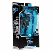 Dc blue beetle figurine blue beetle (battle mode) 18 cm