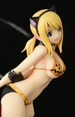 Fairy tail statuette 1/6 lucy heartfilia - halloween cat gravure_style 25 cm
