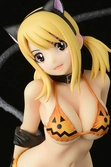 Fairy tail statuette 1/6 lucy heartfilia - halloween cat gravure_style 25 cm