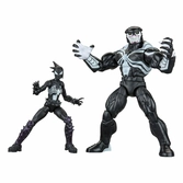 Venom: space knight marvel legends pack 2 figurines marvel's mania & venom space knight 15 cm