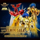Saint Seiya Myth Cloth EX Soul of Gold Saga du Gémeaux Pope set Premium version ultime