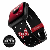 Disney bracelet pour smartwatch minnie mouse polka noir