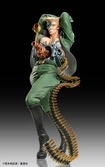Jojo's bizarre adventure part 2 : battle tendency statuette pvc legend rudol von stroheim 18 cm