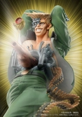 Jojo's bizarre adventure part 2 : battle tendency statuette pvc legend rudol von stroheim 18 cm