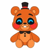 Five nights at freddy's peluche toy freddy 22 cm