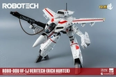 Robotech figurine robo-dou vf-1j veritech (rick hunter) 20 cm