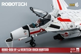Robotech figurine robo-dou vf-1j veritech (rick hunter) 20 cm