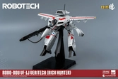 Robotech figurine robo-dou vf-1j veritech (rick hunter) 20 cm