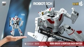 Robotech figurine robo-dou vf-1j veritech (rick hunter) 20 cm